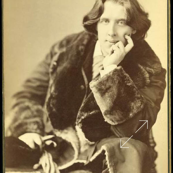 Oscar Wilde 1882 Number 8 by Sarony