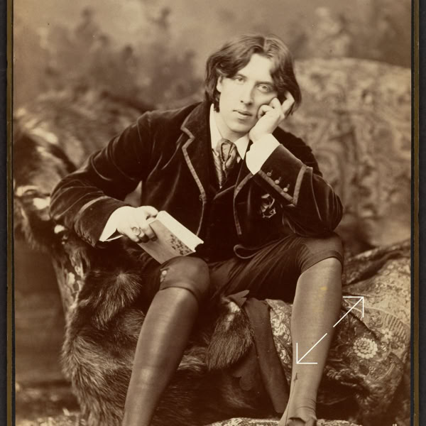 Oscar Wilde 1882 Number 18 by Sarony which led to a famous case in the Supreme Court that established the law of copyright for photographs