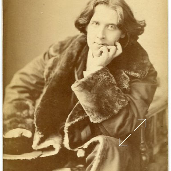 Oscar Wilde 1882 Number 2 by Sarony