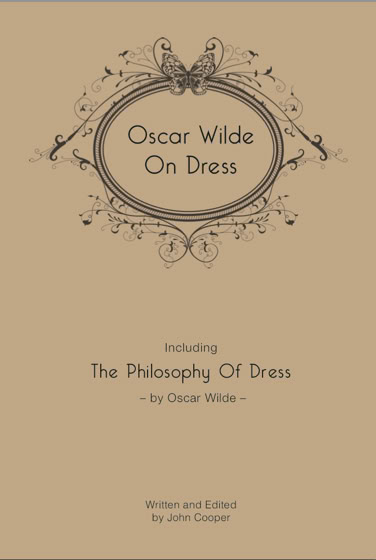 Oscar Wilde On Dress cover