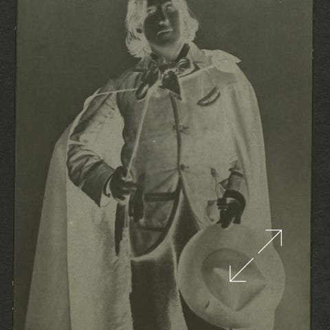 Oscar Wilde Sarony negative print