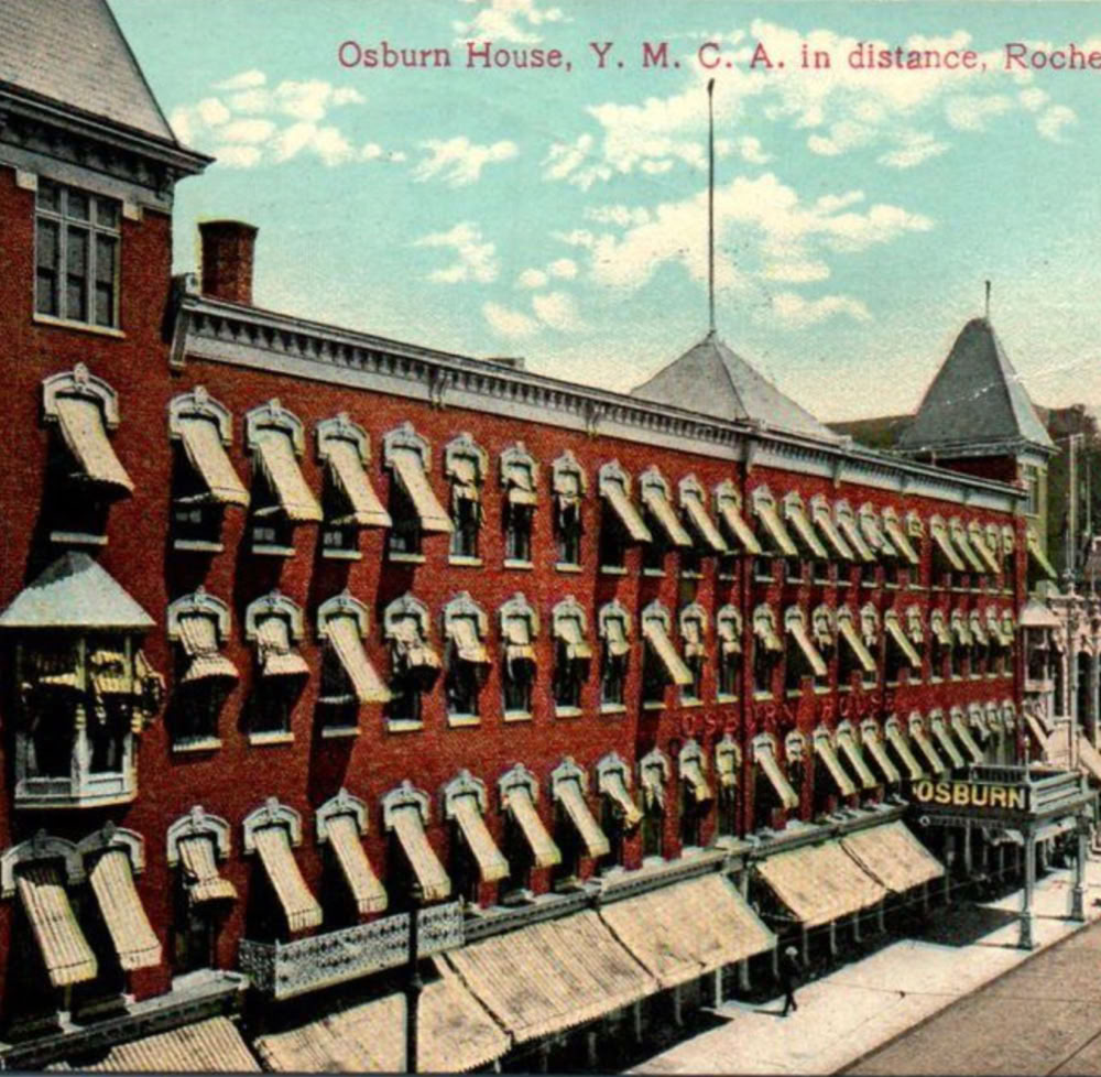 New Osburn House South St. Paul Street, Rochester, NY. Oscar Wilde visit 